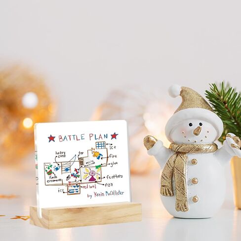 Novelty Christmas Holiday Decorations Christmas Vacation Sign Christmas Vacation Movie Decor Xmas Vacation Sign Christmas Signs Clear Acrylic Desk Decor Sign 4 x 4 Inch in Saudi Arabia