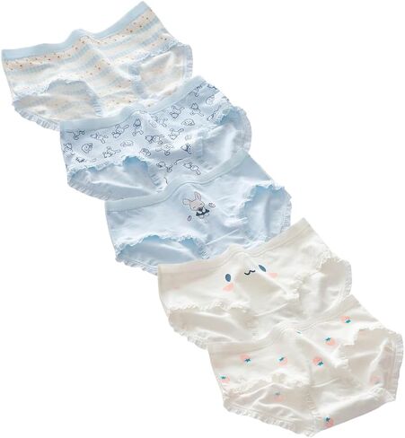 Women’s Underwear Cotton Panties Rabbit Cute Kawaii Japanese Underwear 5 Pack in Saudi Arabia