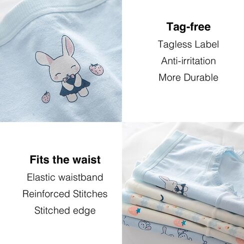 Women’s Underwear Cotton Panties Rabbit Cute Kawaii Japanese Underwear 5 Pack in Saudi Arabia