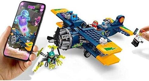 LEGO Hidden Side El Fuego's Stunt Plane 70429 Ghost Toy, Cool Augmented Reality, New 2020 (AR) Play Experience for Kids (295 Pieces) in Saudi Arabia