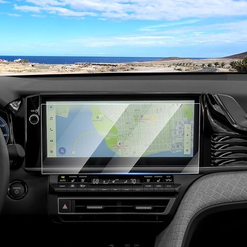 2PCS Screen Protector for 2023-2025 Ford Super Duty F250 F350 F450, 12 Inch Touch Screen Protector Tempered Glass Navigation Display Screen Cover Infotainment Protective Film in Saudi Arabia