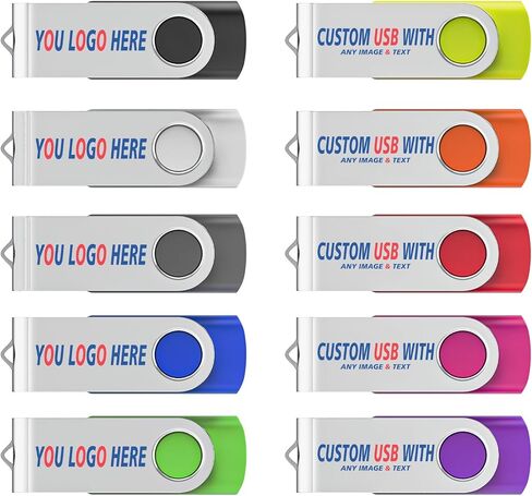 20 حزمة محرك أقراص فلاش USB 2.0 بسعة 4 جيجابايت مع سلاسل مفاتيح، محركات أقراص USB دوارة للإبهام، محرك أقراص USB للكمبيوتر المحمول (ألوان مختلطة) in Kuwait