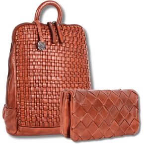 Leather Backpack for Women & Wallets for Women, Small Wallet for Ladies Zipper Coin Purse