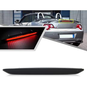 Red LED 3rd Third Brake Light for BMW Z4 E85 2003 2004 2005 2006 2007 2008 Rear Center High Mount Stop Lamp Smoekd Lens #63256930246
