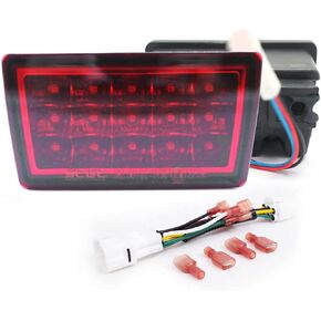 F1 Hyper 4th Brake Light Fog Light plug and Play Harness Compatible With WRX VB 2022 2023 2024 2025 Red Lens - Red Housing