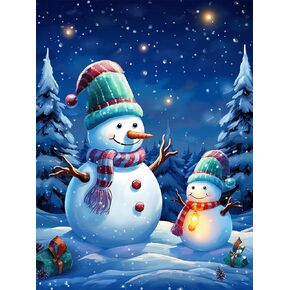 Eiazuiks Christmas Diamond Painting Kits for Adults, Truck 5D DIY Diamond Art Kits Full Drill Diamond Dots for Gift Wall Decor and Relaxation Gem Arts 12x16 inch