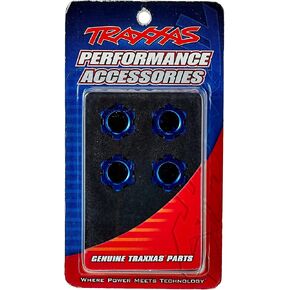 Traxxas 5353 17mm Splined Wheel Nuts Anodized Blue, 4-Piece, 471-Pack
