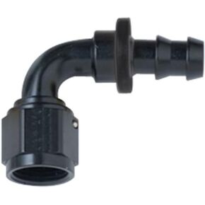 Fragola 209004-BL Black Size (-4) 90° Push Lock Hose Fitting