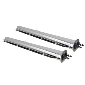 Stainless Steel Straight Spring Loaded Mud Flap Hanger 2-1/2" Bolt Spacing,30" Length