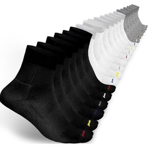 Penn Men's Non-Cushioned Quarter Socks | Athletic, Lightweight & Breathable Ankle Socks | Ideal for Sports & Everyday Wear