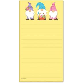Current Christmas Gnomes Magnetic Notepad Set – Set of 2 Memo Pads, 60-Sheet Pads, 3½ x 6½ Inches, Shopping List, To-Do Notes, Printed in The USA
