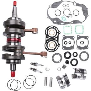 YYCKE CBK0039 Cylinder Piston Crankshaft Bearings/Seals & Gaskets Compatible With/Replacement For Yamaha Banshee 350 1987-2006