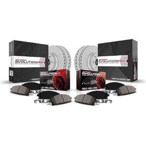 Power Stop ESK5801 Euro-Stop Brake Kit For Audi A3, Audi A3 Quattro, VW Beetle, VW Eos, VW GTI, VW Jetta [Model Specific]