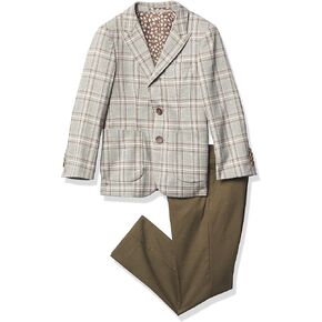 Isaac Mizrahi Boy's Plaid Contrast Blazer