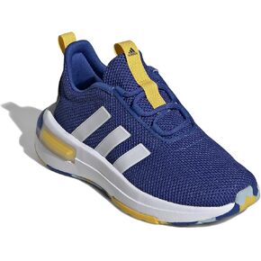 adidas Racer TR23 Sneaker, Team Royal Blue/White/Utility Yellow, 5 US Unisex Big Kid