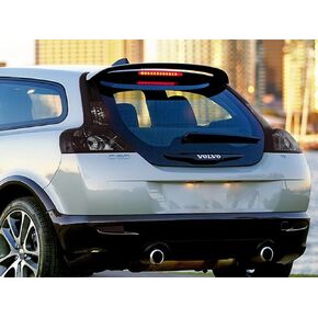Rvinyl Tail Light Tint Covers Compatible with Volvo C30 2011-2013 - Blackout Smoke