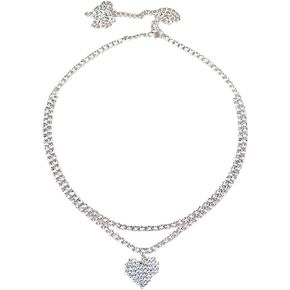 Chain Belts for Women, Waist Chains for Girls, Belly Body Chain Heart Shaped Dress Party Sexy Body Metal Wallet Chain Jewelry for Women and Girls