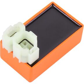 WOOSTAR 6 Pin AC CDI Box Replacement for GY6 49cc 50cc 125cc 150cc ATV 4 Wheeler Quad Go Kart Moped Scooter Quad Orange