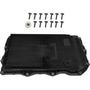265-853 Automatic Transmission Oil Pan with Drain Plug & Bolt Compatible with B-mw Dod-ge Chry-sler Ja-guar R-am