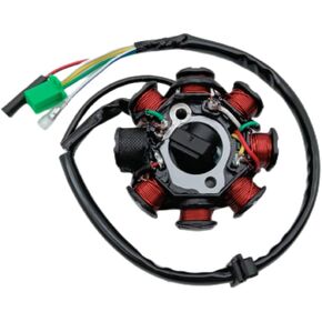 GY6 125cc 150cc 8 Coil Magneto Alternator Stator for 152QMI 157QMJ Chinese Scooter Moped ATV Go Kart Quad Engine Taotao Jonway Icebear Baja Coolster Lance SUNL Vento