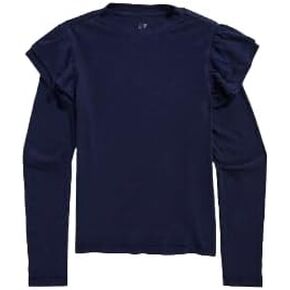 vineyard vines Girls' Flutter Long-Sleeve Surftee