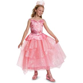 Disguise Girls Wicked Glinda Costume for Girls, Deluxe Official Wicked Pink Glinda Costume Dress