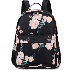 JIANYA Small Backpack for Women Black Mini Backpack Purse for Teens