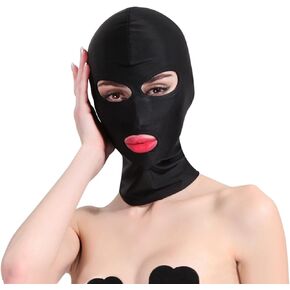 Funny Elastic Head Masquerade Sex Balaclava Black Full Face Cover Sexy Sexual Head Mask Headwear Prank Costume