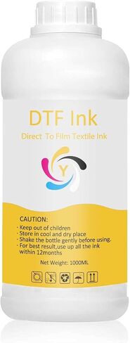 DTF White Ink 1000ML Refill for Epson Printhead DX5 DX7 5113 XP600 L3200 4720 TX800 L1800 L805 R1390 DTF Printer, for DTF Heat Transfer Film Printing (1 Pack, White) in Saudi Arabia