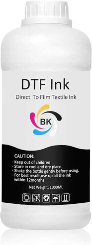 DTF White Ink 1000ML Refill for Epson Printhead DX5 DX7 5113 XP600 L3200 4720 TX800 L1800 L805 R1390 DTF Printer, for DTF Heat Transfer Film Printing (1 Pack, White) in Saudi Arabia