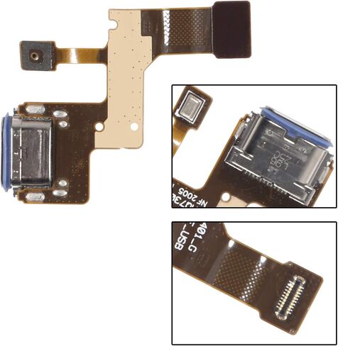 Replacement USB Charger Port Charging USB Flex Cable with Microphone for LG Stylo 4 Q710AL Q710TS Q710MS Q710CS Q710US (for LG Q710) in Kuwait