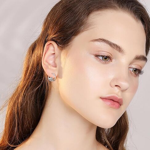 SIMONLY Animal Earrings 925 Sterling Silver Bee/Butterfly/Scorpion/Frog/Luna Moth Earrings Hypoallergenic Animal Jewelry Christmas Birthday Gifts for Women Mom Girlfriend in Saudi Arabia