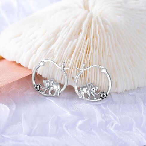 SIMONLY Animal Earrings 925 Sterling Silver Bee/Butterfly/Scorpion/Frog/Luna Moth Earrings Hypoallergenic Animal Jewelry Christmas Birthday Gifts for Women Mom Girlfriend in Saudi Arabia