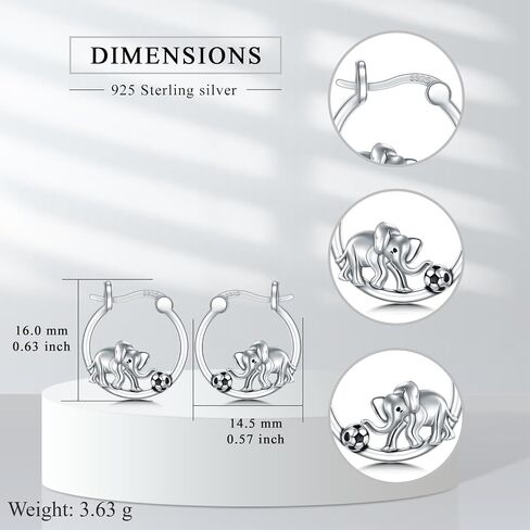 SIMONLY Animal Earrings 925 Sterling Silver Bee/Butterfly/Scorpion/Frog/Luna Moth Earrings Hypoallergenic Animal Jewelry Christmas Birthday Gifts for Women Mom Girlfriend in Saudi Arabia