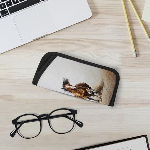 Soft Eyeglasses Case Reading Glasses Sunglasses Pouch Protective Glasses Bag for Women Men Teens in Kuwait