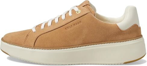 حذاء رياضي نسائي من Cole Haan Grandpro Topspin، ذهبي ناعم/أبيض/مسامير صغيرة، 8.5 in Kuwait