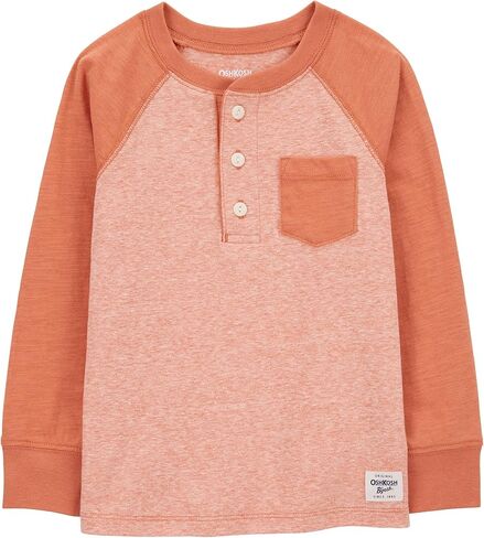 OshKosh B'Gosh Boys' Long-Sleeve Raglan Henley in Saudi Arabia