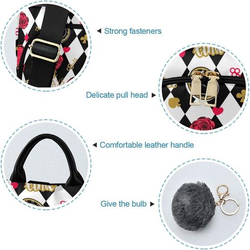 Fustylead Alice Chess Board Backpack Purse for Women Fashion Ladies Shoulder Bags Large Travel Bag in Saudi Arabia