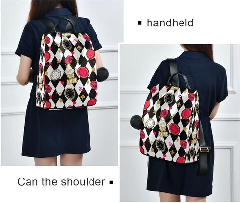 Fustylead Alice Chess Board Backpack Purse for Women Fashion Ladies Shoulder Bags Large Travel Bag in Saudi Arabia