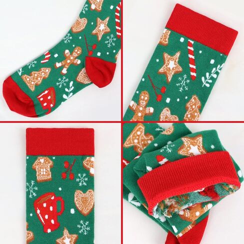 Christmas Socks Women Socks Knee High Novelty Socks for Christmas Gag Gift Exchange Grab Bag Game in Kuwait
