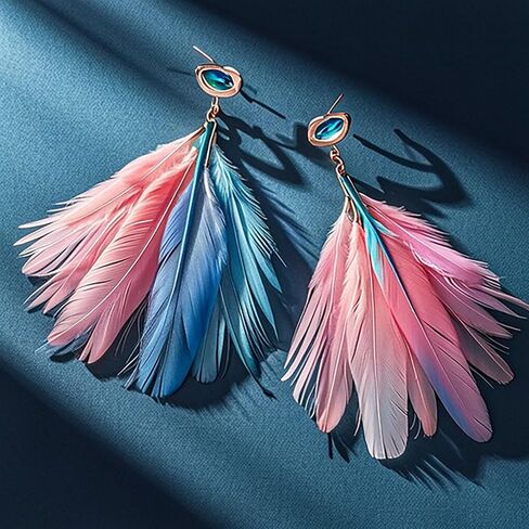 300pcs 2.5-5 inch Colorful Craft Rooster Feathers for Craft Wedding Home Party Decorations DIY Crafts Dream Catcher Supplies (Multicolored 300pcs) in Saudi Arabia