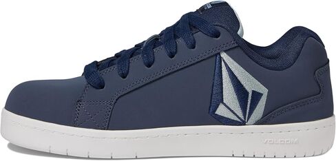حذاء Volcom® Stone EH Comp Toe للرجال - الجزء العلوي من الجلد والبولي يوريثان - بطانة شبكية مقاومة - مقدمة دائرية صورة ظلية أزرق/كحلي 15 M in Saudi Arabia