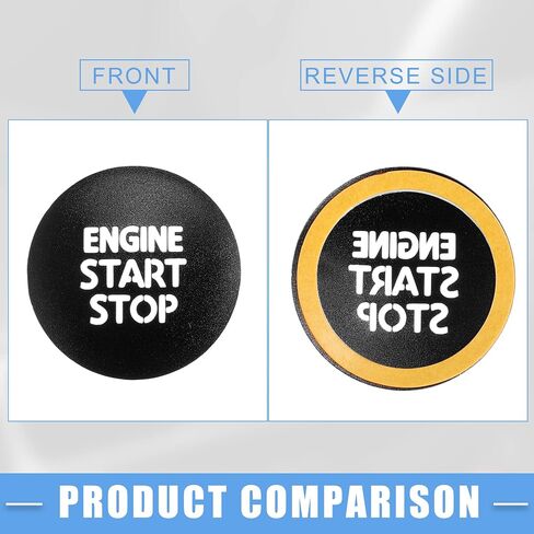Engine Start Stop Ignition Button Overlay Cover Decal Interior Trim Sticker for Toyota Tacoma 2016-2021 Aluminum Alloy Red in Saudi Arabia
