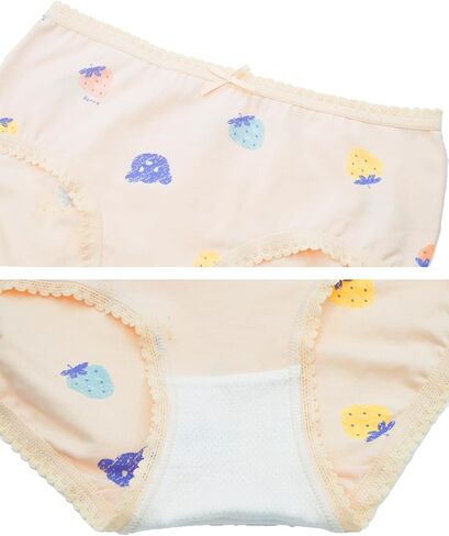 4 Pack Kids Little Girls Cotton Boyshort Underwear Soft Briefs Hipster Underwear Toddler Training Underwear in Kuwait