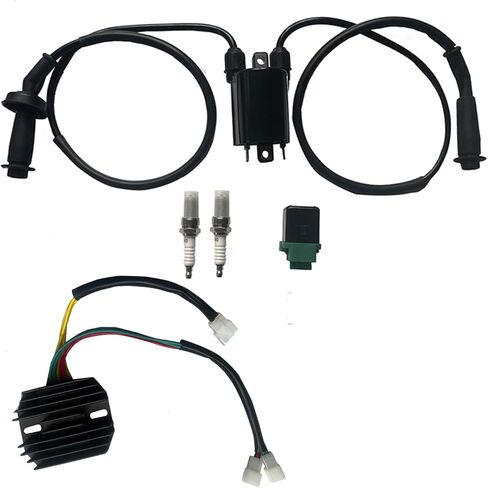 ملف الإشعال وغطاء شمعة الإشعال وشمعة الإشعال والمقوم والمرحل لهوندا شادو ايرو 1100 vt1100 Spirit 1100 Sabre ace 1100 VT1100 1987-2007 QINLANAP in Kuwait