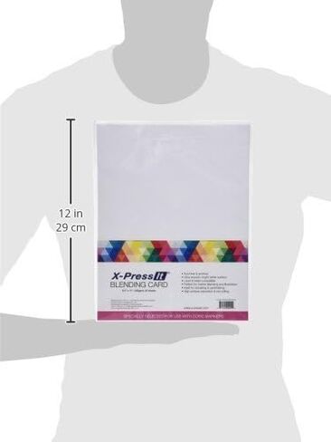 X-Press It Blending Card, 8.5 x 11 inches, Pack of 25 Sheets (XPBC25) in Saudi Arabia