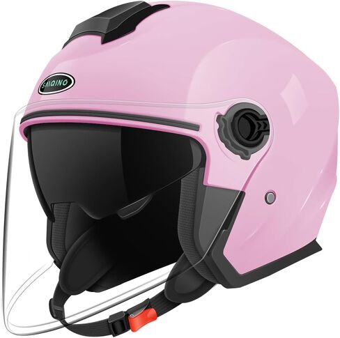 SanQing Motorcycle Open Face Helmet DOT Approved 3/4 Half Helmets for Motor-Bike Scooter Biker Adult Men Women in Kuwait