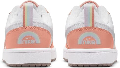 حذاء Nike Big Kid's Court Borough Low 2 SE أبيض/لتر Madder Root (DM1216 100) - 6 in Saudi Arabia