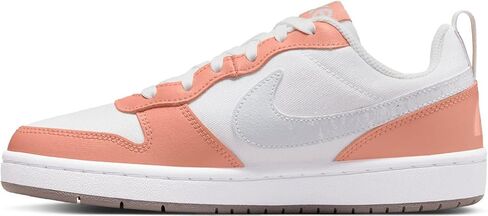 حذاء Nike Big Kid's Court Borough Low 2 SE أبيض/لتر Madder Root (DM1216 100) - 6 in Saudi Arabia
