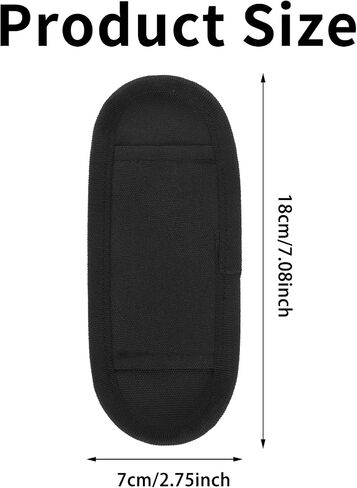 Black Shoulder Strap Pad 2 Pcs Removable Luggage Shoulder Strap Cushion Duffle Bag Strap Replacement Fastener Padded Shoulder Straps for Bag Strap in Saudi Arabia